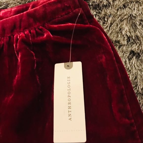 Anthropologie Montie Velvet Mini Skirt -Sz 8 (NWT) - Picture 7 of 7